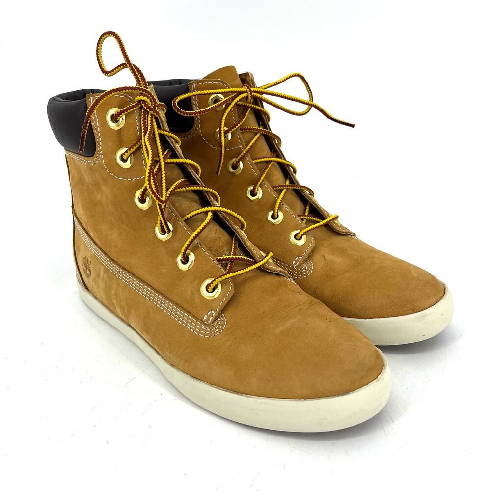 Timberland Glastenbury Women's 7.5 Wheat ‎ Tan Leather Chukka Boots